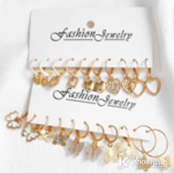 국내 안전기준 부적합 해외직구 제품(금속장신구 귀걸이)