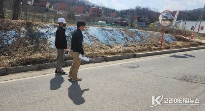 이천시, 지반침하 예방 위한 대형공사장 인근 지하 매설물 긴급안전점검 실시