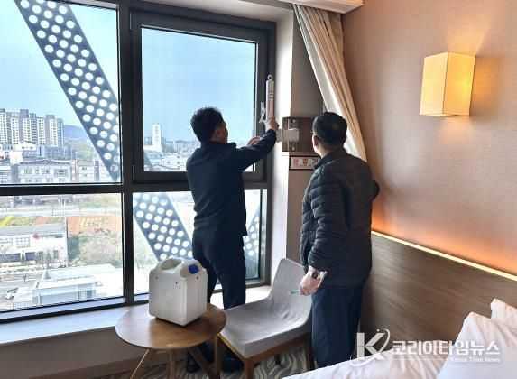 나주소방서, 전국생활대축전 숙박시설 화재안전조사 실시