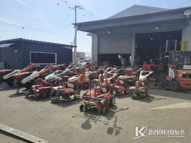 임대농업기계 사전점검과 자체 수리로 이용 농가의 영농 편의 및 적기 기계화 영농 추진