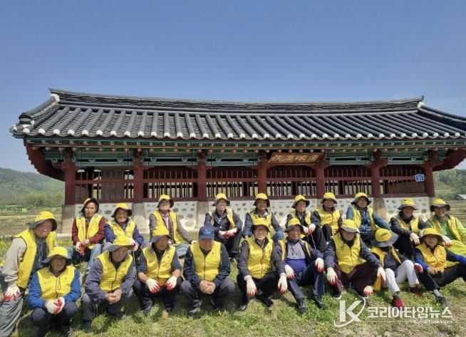 보은군 탄부면노인자원봉사단, 문화재 지킴이 역할 톡톡