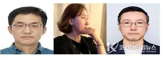 신인문학상 수상자(왼쪽부터 지일룡, 김소형, 류한월 작가)