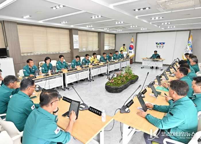 정선군, 여름철 자연재난 대비 추진상황 점검회의 개최