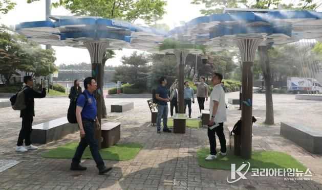 싱가포르 과학기술청, 과천서 인공지능 냉각기술 실증 현장 시찰