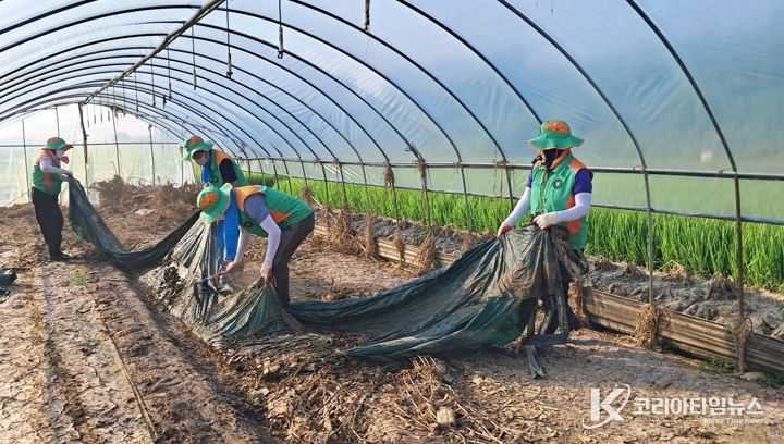 세종시자율방재단, 수해 현장 릴레이 복구 구슬땀