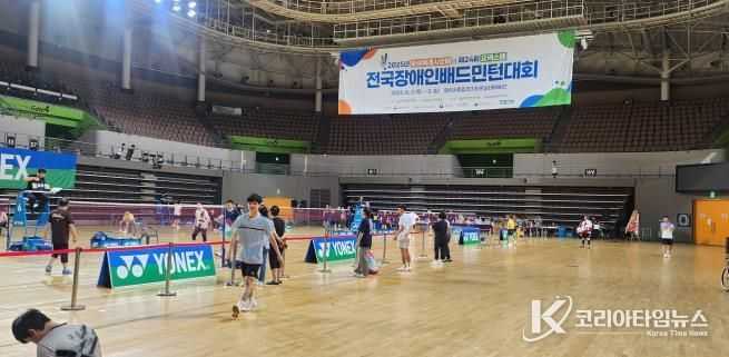 세종시 장애인배드민턴 선수단, 전국대회 활약