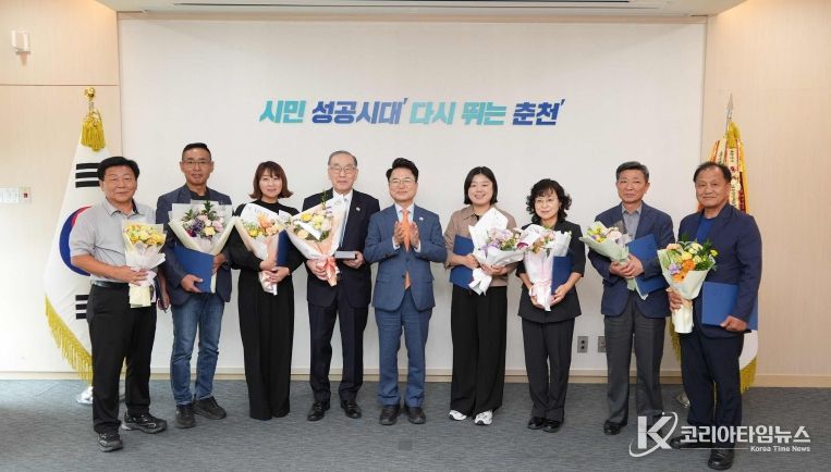 춘천시, 광복절 태극기 달기 우수아파트·유공자 포상