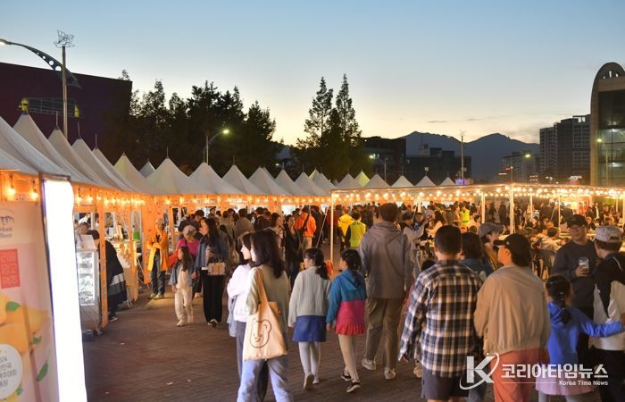 지난해 속초음식축제(마숩다, 속초!) 행사 전경