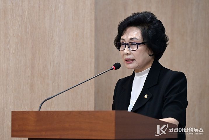광주 서구의회 고경애 의원이 상임위원회에서 발언하고 있다. (광주 서구의회 제공)