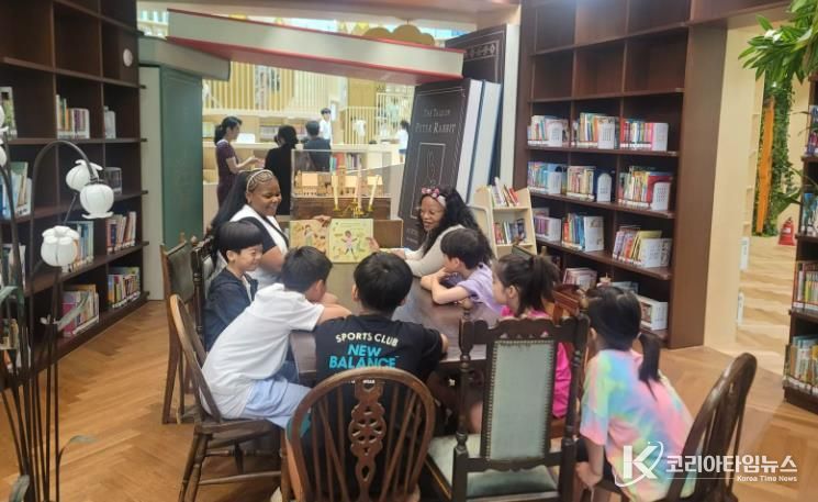 달성어린이숲도서관을 이용 중인 모습. 자료사진, 실제 보도자료 내용과 무관
