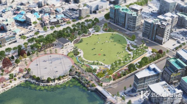 집행정지 기각 결정문 ②서산 예천지구 공영주차장·초록광장 조성 사업 조감도