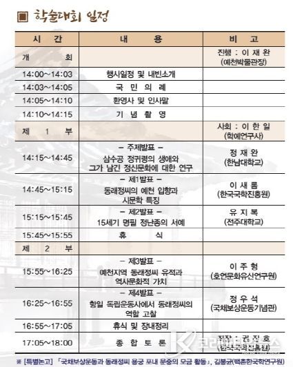 예천박물관, 2025년 역사 인물 학술대회 개최
