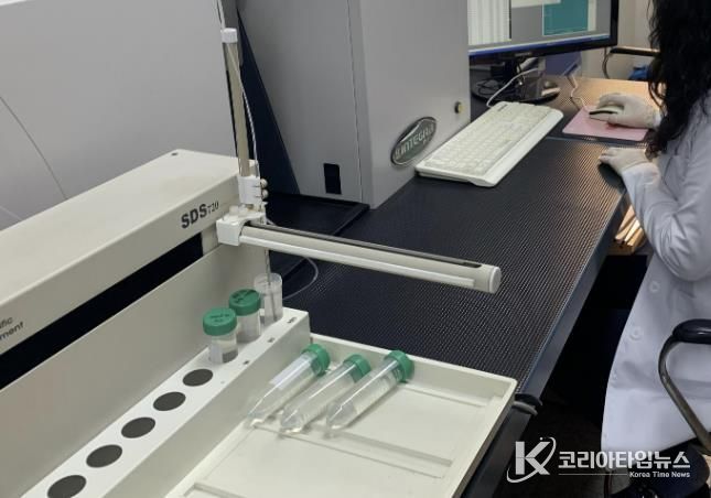 종합분석실 토양검정 사진