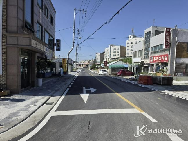 도시계획도로 준공 사진