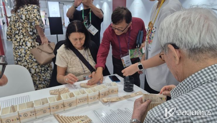 불가리아 기자단, 영동세계국악엑스포 현장 방문