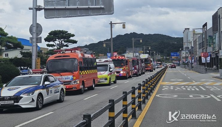 안전한 귀성길의 시작, 소방차량 길 터주기와 안전운전 당부
