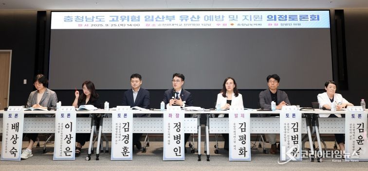 충청남도 고위험 임산부 유산 예방 의정토론회