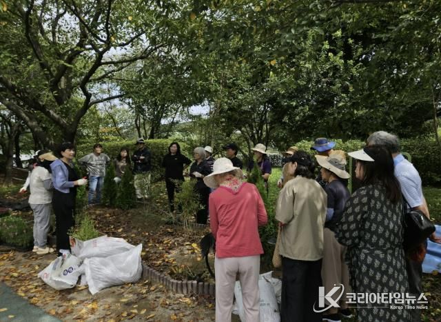 신정호정원 시민정원사 보수교육 실습