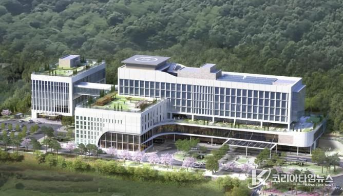 아산 경찰병원 조감도