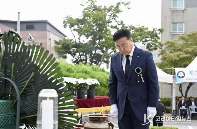 제75주년 삼학사 추모제 진행 모습