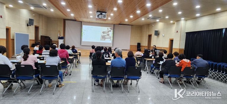 대한노인회 봉화군지회, 요양보호사 대상 실무소양 교육 실시