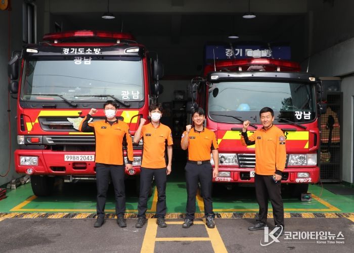 광명소방서, 펌뷸런스 신속 처치로 생명을 살리다!