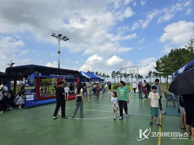 드론 체험부스 현장 사진