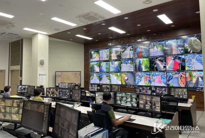 김천시 통합관제센터, 추석 연휴에도 24시간 운영