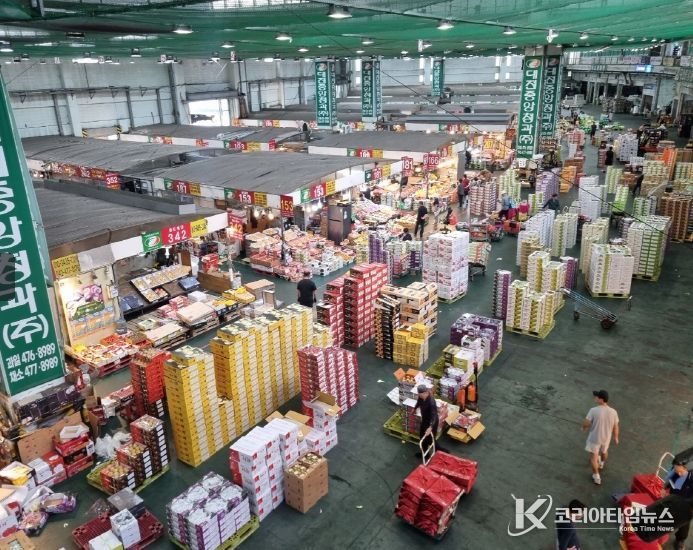 노은도매시장, 추석맞이 농수산물유통 종합대책 가동