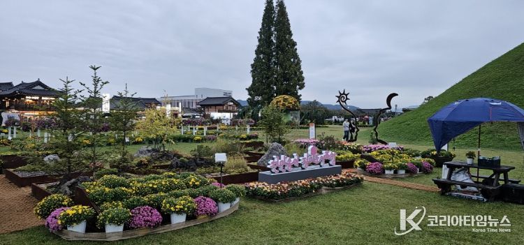 2024년 ‘황금정원 나들이’ 행사 참여 정원 주간·야간 전경.