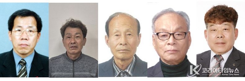 예천군민상(장면식/장병두/최명순/김주홍/엄흥용)