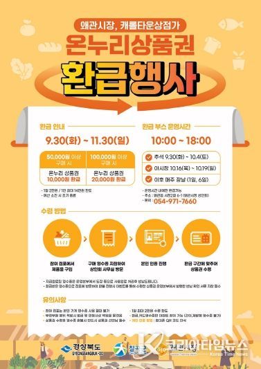 온누리상품권 환급행사