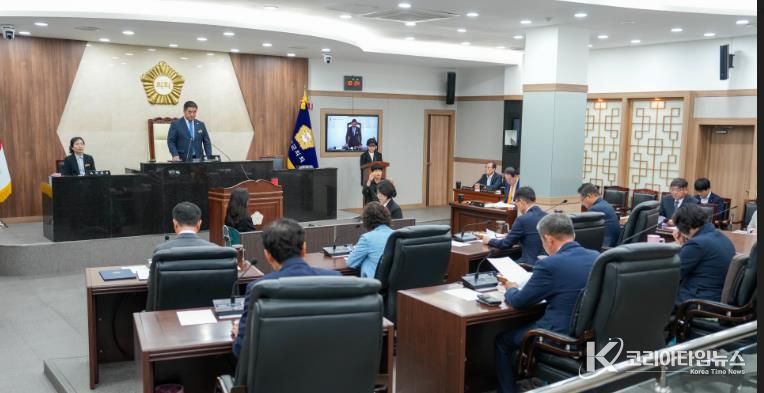 괴산군의회, 제345회 임시회 개회