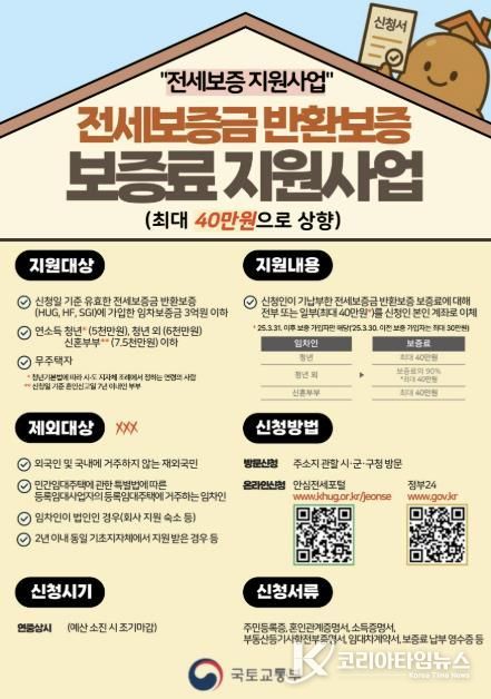전세보증금 반환보증 안내문
