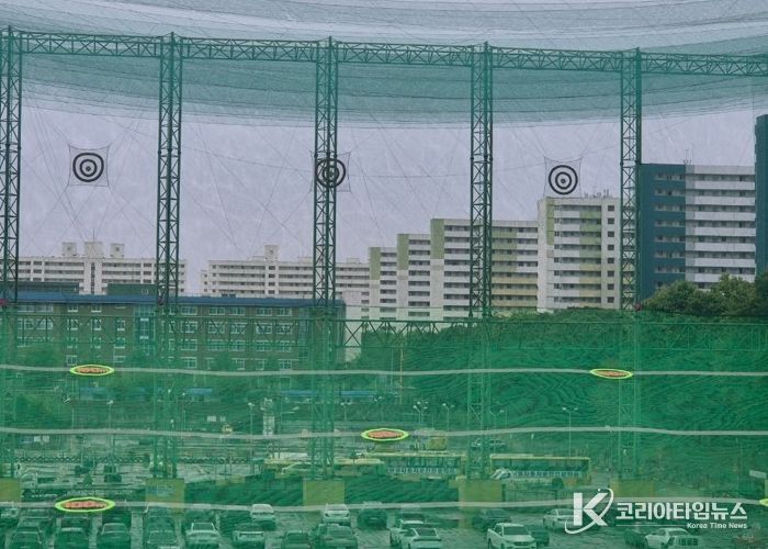 광명도시공사 광명골프연습장, 거리표시 타겟 교체 설치