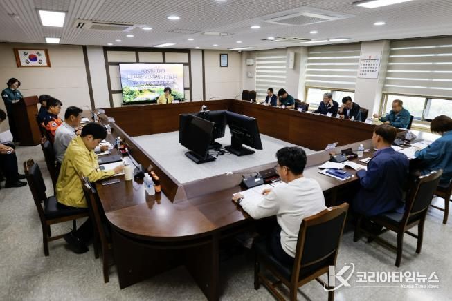 온달문화축제 안전관리계획 심의 회의 사진