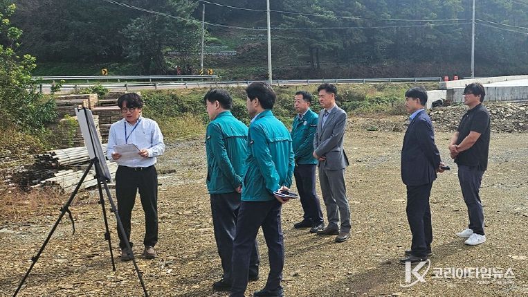 창녕군, 심상철 부군수 주재 대지면, 이방면 주요사업장 현장점검(이방 현창지구)