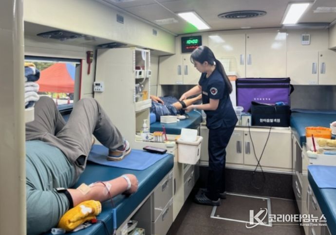 대전시청 공직자들 사랑의 헌혈운동