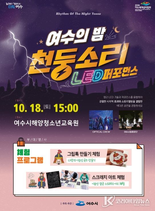 여수의 밤, 천둥소리’ 포스터