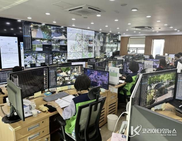 고양특례시 스마트안전센터 내부 전경