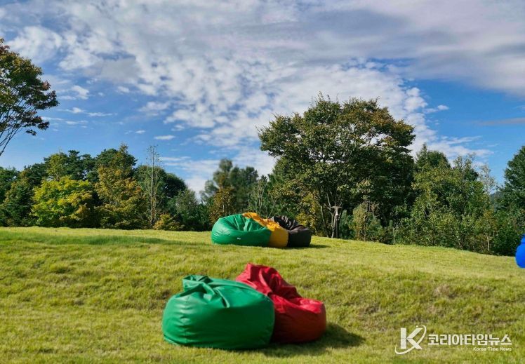 금산읍 이슬공원 및 소독 모습