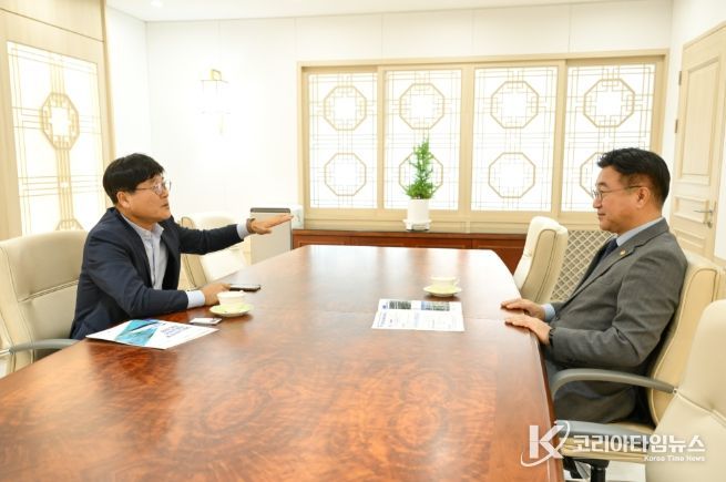 광용 시장 행안부장관 면담, 교부세 확대 지원 요청
