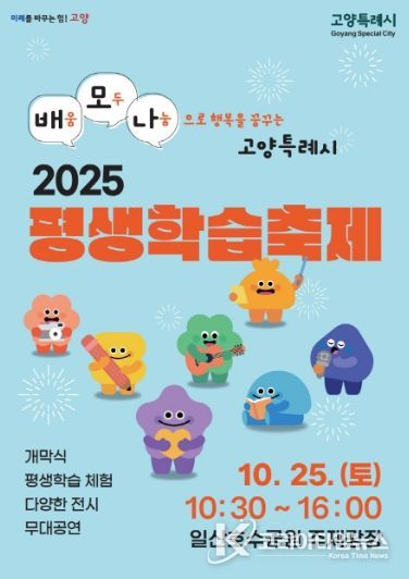 ‘2025년 고양특례시 평생학습축제’홍보문