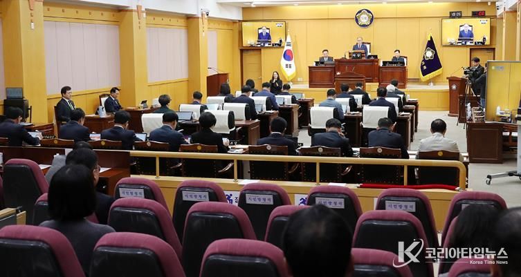 서산시의회, 제309회 임시회 개회
