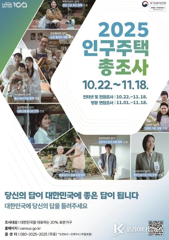 안성시, 2025년 인구주택총조사 실시