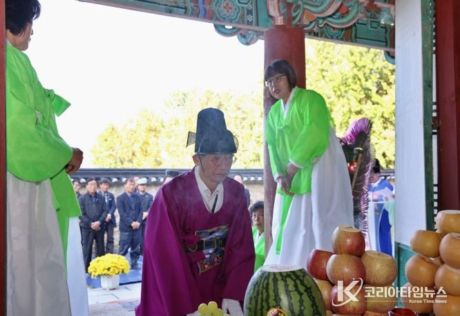 장수군 탄신 451주년 의암주논개 제례봉행