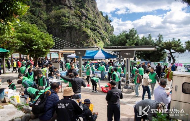 울릉군새마을부녀회, 향토나물 시식회