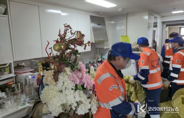 장곡동, ‘똑똑 주거환경 클린사업’으로 취약 가구에 깨끗한 보금자리 마련