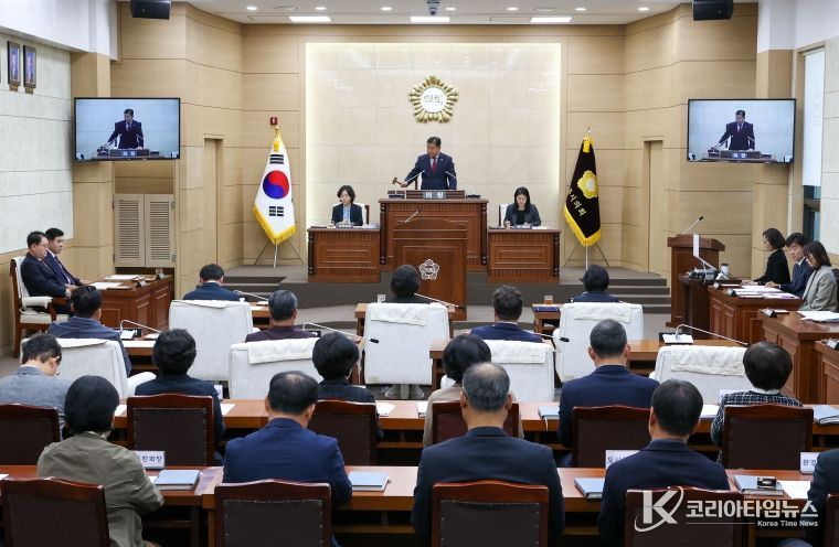 계룡시의회,제184회 임시회 개회