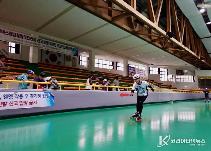 세종시장애인체육회 배선후 선수, 발달장애인 인라인스케이트대회 메달